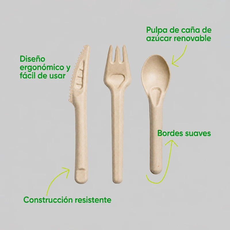 Cubiertos ecológicos